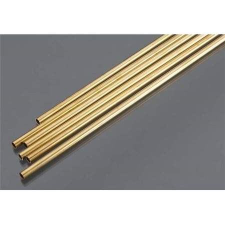 K & S Precision Metals K & S Precision Metals 691139 0.19 in. OD x 36 in. Round Brass Tube 691139